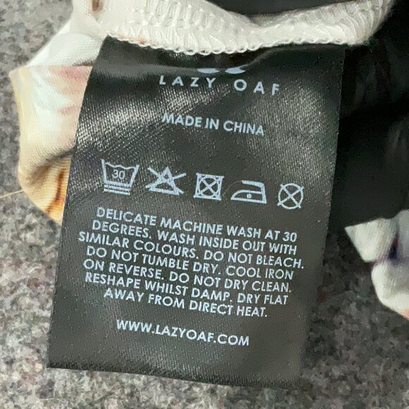 LAZY OAF Furry Friends cat print relaxed fit smock dress size 2 - Picture 9 of 9